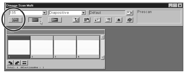 MINOLTA DIMAGE SCAN MULTI - Cliquez sur dans la fenêtre de commandes. - 1
