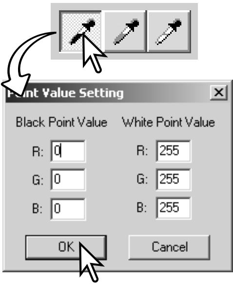 MINOLTA DIMAGE VIEWER 2.2 - SETTING THE WHITE AND BLACK-POINT VALUES - 1