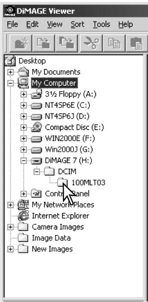 MINOLTA DIMAGE VIEWER 2.2 - LOADING IMAGE FILES - 1