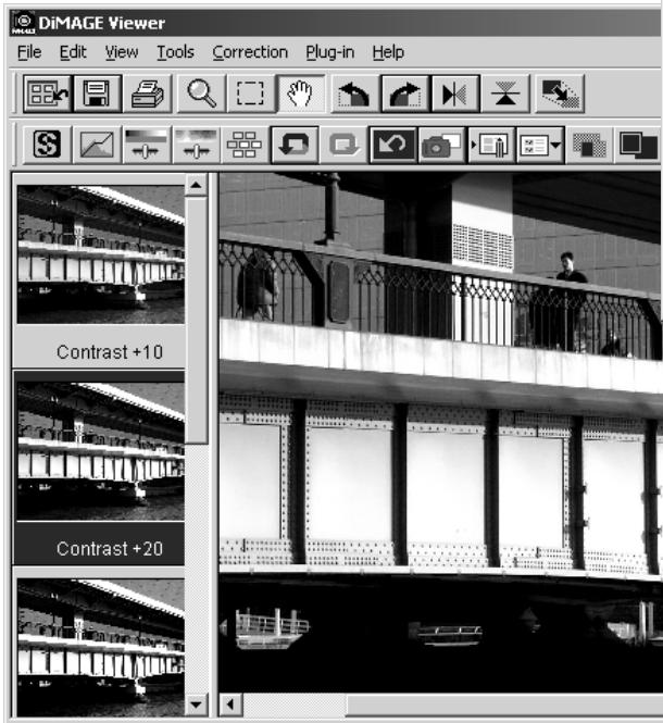 MINOLTA DIMAGE VIEWER 2.2 - LOADING IMAGE-CORRECTION JOBS - 3