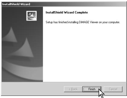 MINOLTA DIMAGE VIEWER 2.2 - INSTALLING THE DIMAGE VIEWER - WINDOWS - 6