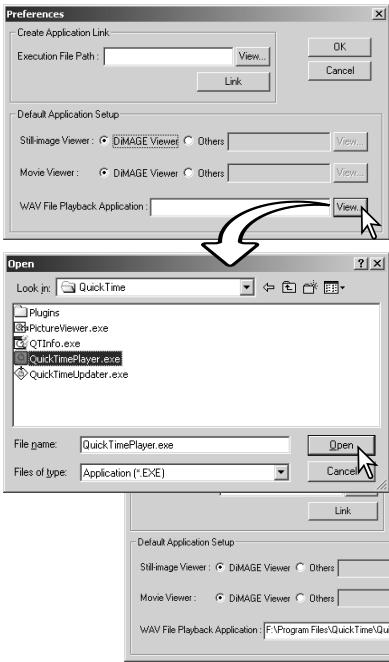 MINOLTA DIMAGE VIEWER 2.2 - OPENING AUDIO FILES - 2