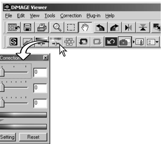 MINOLTA DIMAGE VIEWER 2.2 - HUE, SATURATION, AND LIGHTNESS PALETTE - 1