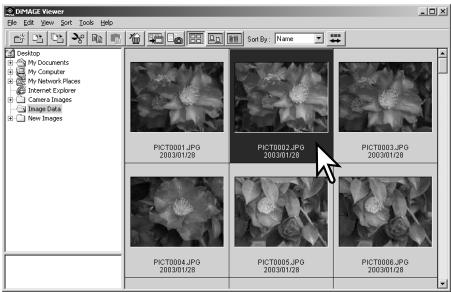 MINOLTA DIMAGE VIEWER 2.2 - DISPLAYING IMAGES IN THE IMAGE-CORRECTION WINDOW - 1