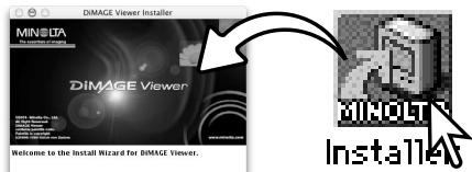 MINOLTA DIMAGE VIEWER 2.2 - INSTALLING THE DIMAGE VIEWER - MACINTOSH - 2