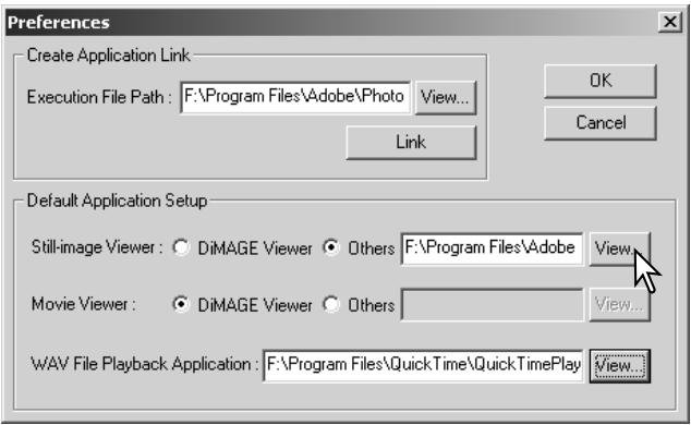 MINOLTA DIMAGE VIEWER 2.2 - CUSTOMIZING THE VIEWER - PREFERENCES - 1