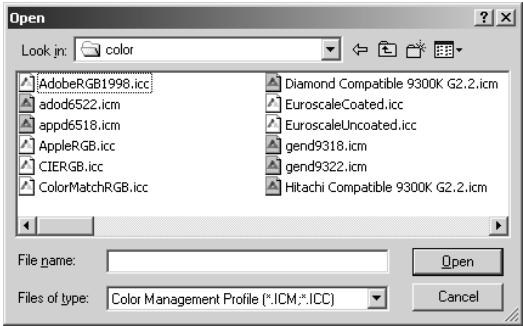 MINOLTA DIMAGE VIEWER 2.2 - COLOR MATCHING - COLOR PREFERENCES - 2