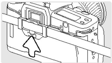 MINOLTA DYNAX 30 - ATTACHING THE EYEPIECE CAP - 1