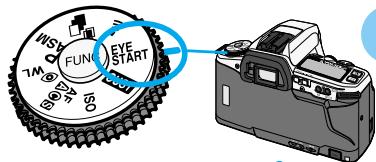 MINOLTA DYNAX 5 - Turning Eye-start ON - 1