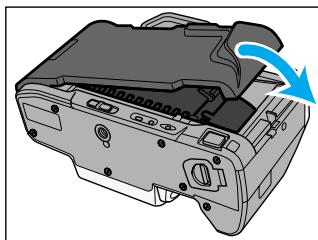 MINOLTA DYNAX 5 - Extend the leader between the guide rails to the index mark. - 5