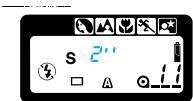 MINOLTA DYNAX 5 - Release the function button. Turn the control dial to select the shutter speed. - 2