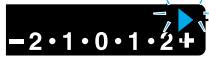 MINOLTA DYNAX 5 - Ev Scale Display When Using the Spot-AE Lock - 5