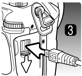 MINOLTA DYNAX 7D - CONNECTING THE CAMERA TO A COMPUTER - 1