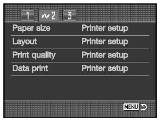 MINOLTA DYNAX 7D - NAVIGATING THE PICTBRIDGE MENU - 7