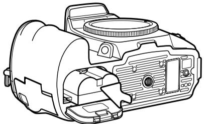 MINOLTA DYNAX 7D - INSTALLING AND CHANGING THE BATTERY - 2