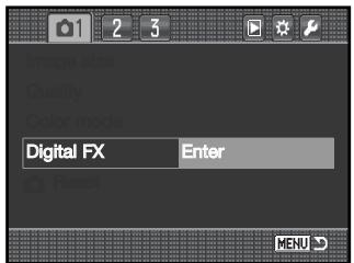 MINOLTA DYNAX 7D - DIGITAL EFFECTS (FX) CONTROL - 1