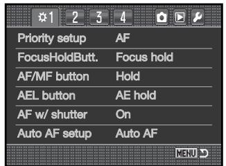 MINOLTA DYNAX 7D - AF/MF BUTTON SETUP - 1
