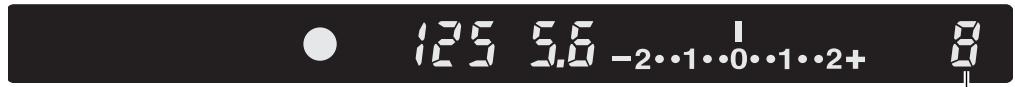 MINOLTA DYNAX 7D - FRAMES-REMAINING COUNTER - 1