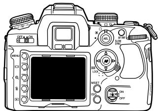 MINOLTA DYNAX 7D - SETTING THE DATE AND TIME - 1