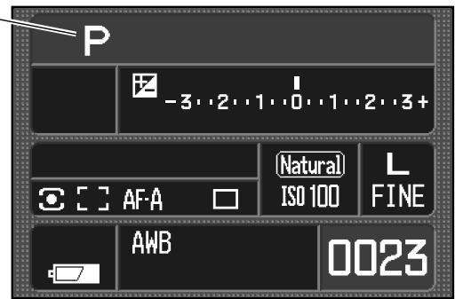 MINOLTA DYNAX 7D - EXPOSURE-MODE DIAL - 1
