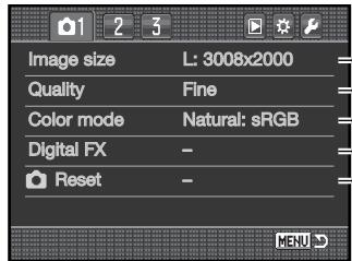 MINOLTA DYNAX 7D - NAVIGATING THE RECORDING MENU - 6