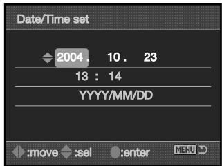 MINOLTA DYNAX 7D - SETTING THE DATE AND TIME - 5