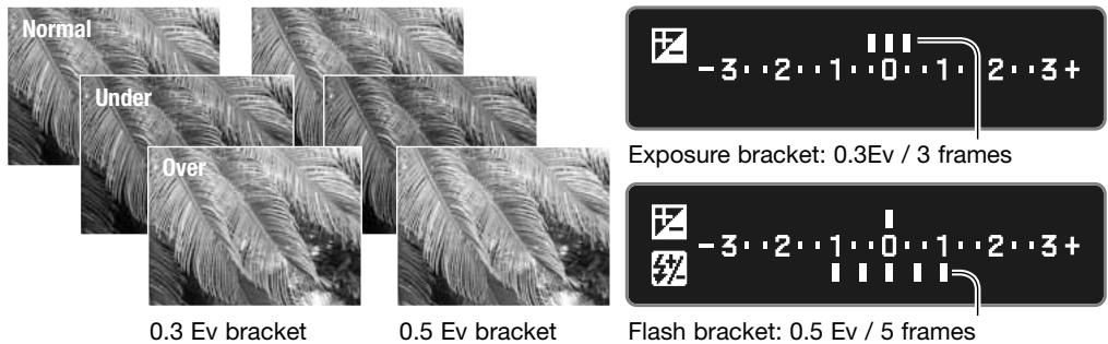 MINOLTA DYNAX 7D - BRACKETING NOTES - 1