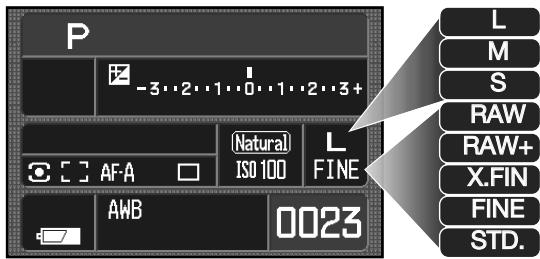 MINOLTA DYNAX 7D - IMAGE SIZE AND IMAGE QUALITY - 1