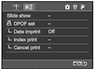 MINOLTA DYNAX 7D - DPOF SETUP - 1