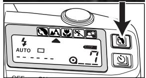 MINOLTA MAXXUM 3 - Press the subject-program button until the subject-program indicator points to the landscape mode. - 2