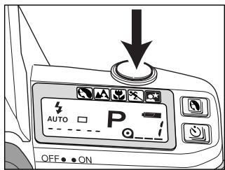 MINOLTA MAXXUM 3 - When the focus signal appears in the viewfinder, press the shutter-release button all the way down to take the picture (p. 28). - 1