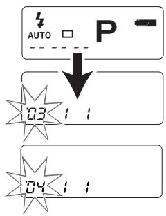 MINOLTA MAXXUM 3 - Press the adjust button to change the year. - 1
