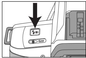 MINOLTA MAXXUM 3 - Press the flash mode button until the flash mode indicator appears on the data panel. - 2