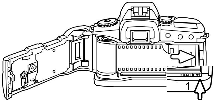 MINOLTA MAXXUM 70 - LOADING FILM - 2