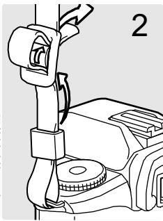 MINOLTA MAXXUM 70 - ATTACHING THE STRAP - 3