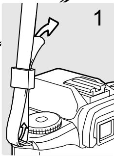 MINOLTA MAXXUM 70 - ATTACHING THE STRAP - 2