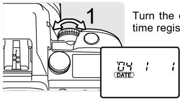 MINOLTA MAXXUM 70 - SETTING DATE AND TIME - DATE MODEL - 2