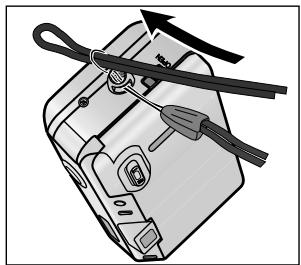 MINOLTA RIVA ZOOM 115 - ATTACHING THE CAMERA STRAP - 2