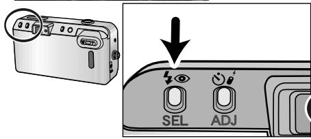 MINOLTA RIVA ZOOM 130 - Press the flash-mode button until - 6