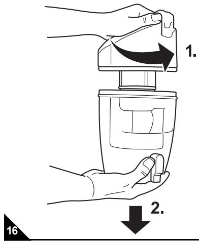 DIRT DEVIL CENTRINO - Nettoyage / changement du filtre central à lamelles - 1