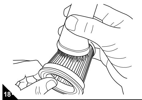 DIRT DEVIL CENTRINO - Lamel merkezi filtresini temizlemle/deigistirme - 3