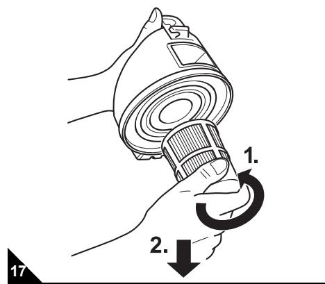 DIRT DEVIL CENTRINO - Centraal lamellenfilter reinigen/ verrangen - 2