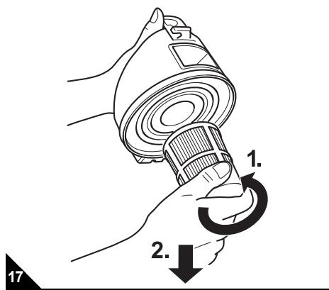 DIRT DEVIL CENTRINO - Nettoyage / changement du filtre central à lamelles - 2