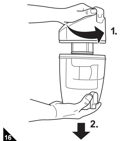 DIRT DEVIL CENTRINO - Pulizia / sostituzione del filtrone centrale a lamelle - 1