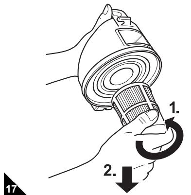 DIRT DEVIL CENTRINO - Cleaning / changing the central laminar filter - 2