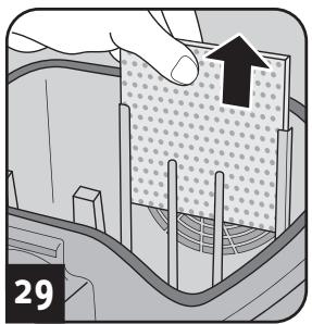 DIRT DEVIL DD7700, DD7710 - Cleaning / changing the motor protection filter - 2