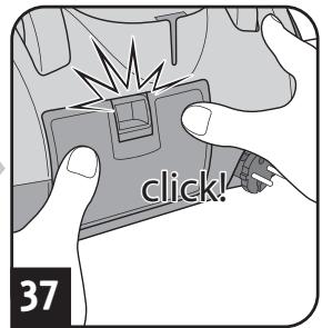 DIRT DEVIL DD7700, DD7710 - Cleaning / changing the exhaust filter - 5