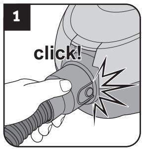 DIRT DEVIL DD7700, DD7710 - Assemble appliance and adjust nozzles to surface - 1