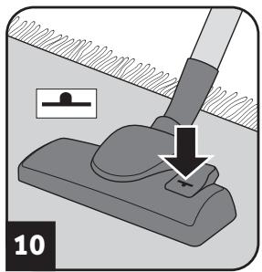 DIRT DEVIL DD7700, DD7710 - Assemble appliance and adjust nozzles to surface - 10