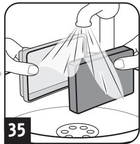 DIRT DEVIL DD7700, DD7710 - Cleaning / changing the exhaust filter - 3
